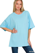 Load image into Gallery viewer, Cotton Oversized Tunic Tee (12 Colors)
