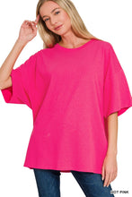 Load image into Gallery viewer, Cotton Oversized Tunic Tee (12 Colors)
