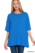 Load image into Gallery viewer, Cotton Oversized Tunic Tee (12 Colors)
