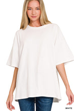 Load image into Gallery viewer, Cotton Oversized Tunic Tee (12 Colors)
