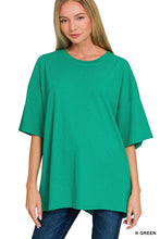 Load image into Gallery viewer, Cotton Oversized Tunic Tee (12 Colors)
