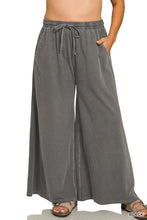Load image into Gallery viewer, French Terry Washed Pants- (Curvy) (4 Colors)
