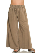 Load image into Gallery viewer, French Terry Washed Pants- (Curvy) (4 Colors)
