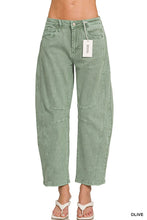 Load image into Gallery viewer, Barrel-leg Color Denim Pants (5 Colors)
