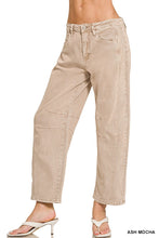 Load image into Gallery viewer, Barrel-leg Color Denim Pants (5 Colors)
