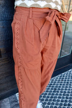 Load image into Gallery viewer, Eyelet Lace Jogger Pants
