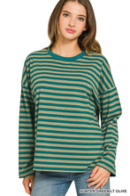 Load image into Gallery viewer, Striped Long Sleeve T-shirts
