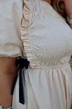 Load image into Gallery viewer, Poplin Smocked Blouse Dress
