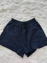 Load image into Gallery viewer, Navy Blue Polka Dot Loungewear Shorts

