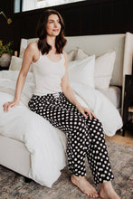 Load image into Gallery viewer, Black &amp; White Polka Dots Soft Boxer Pants
