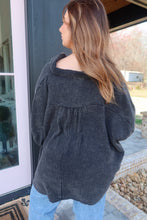 Load image into Gallery viewer, WASHED DOUBLE GAUZE BUTTON DOWN HALF SLEEVE SHIRT
