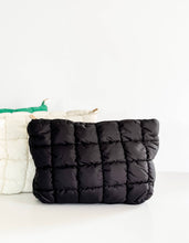 Load image into Gallery viewer, Quilted Puffer Makeup Bag Cosmetic Travel Pouch
