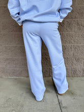 Load image into Gallery viewer, Blue Mini Stripe Sweats
