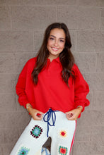 Load image into Gallery viewer, Oversized Polo Collared Pullover
