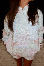 Load image into Gallery viewer, Quilted Pastel Hoodie
