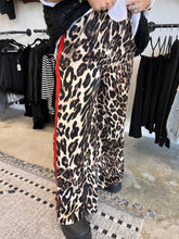 Load image into Gallery viewer, Leopard Straight Pants with Red Stripe
