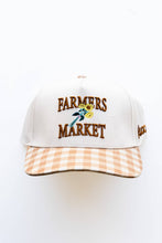 Load image into Gallery viewer, GINGHAM FARMERS MARKET TRUCKER HAT
