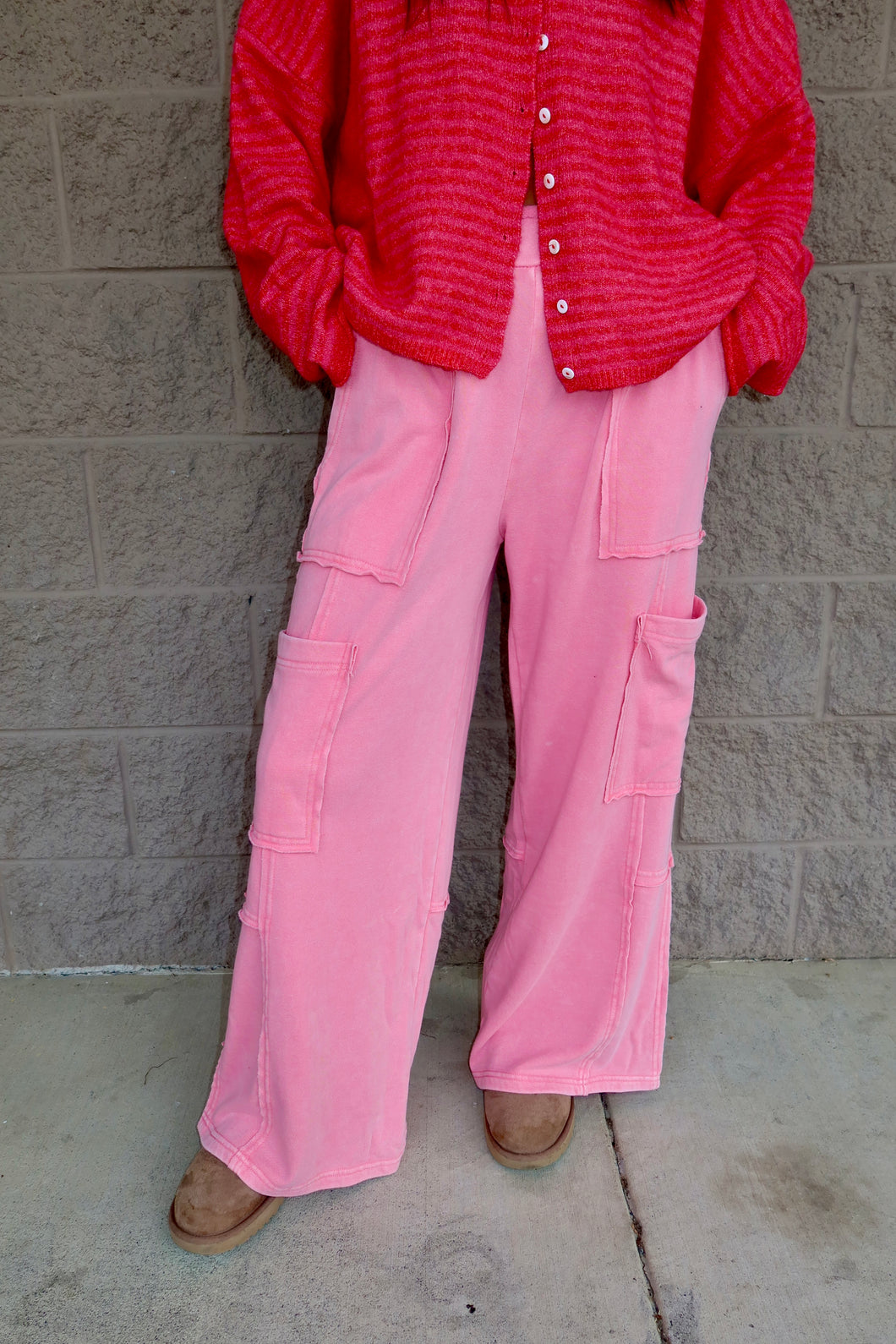 Oversized Cargo Sweatpants