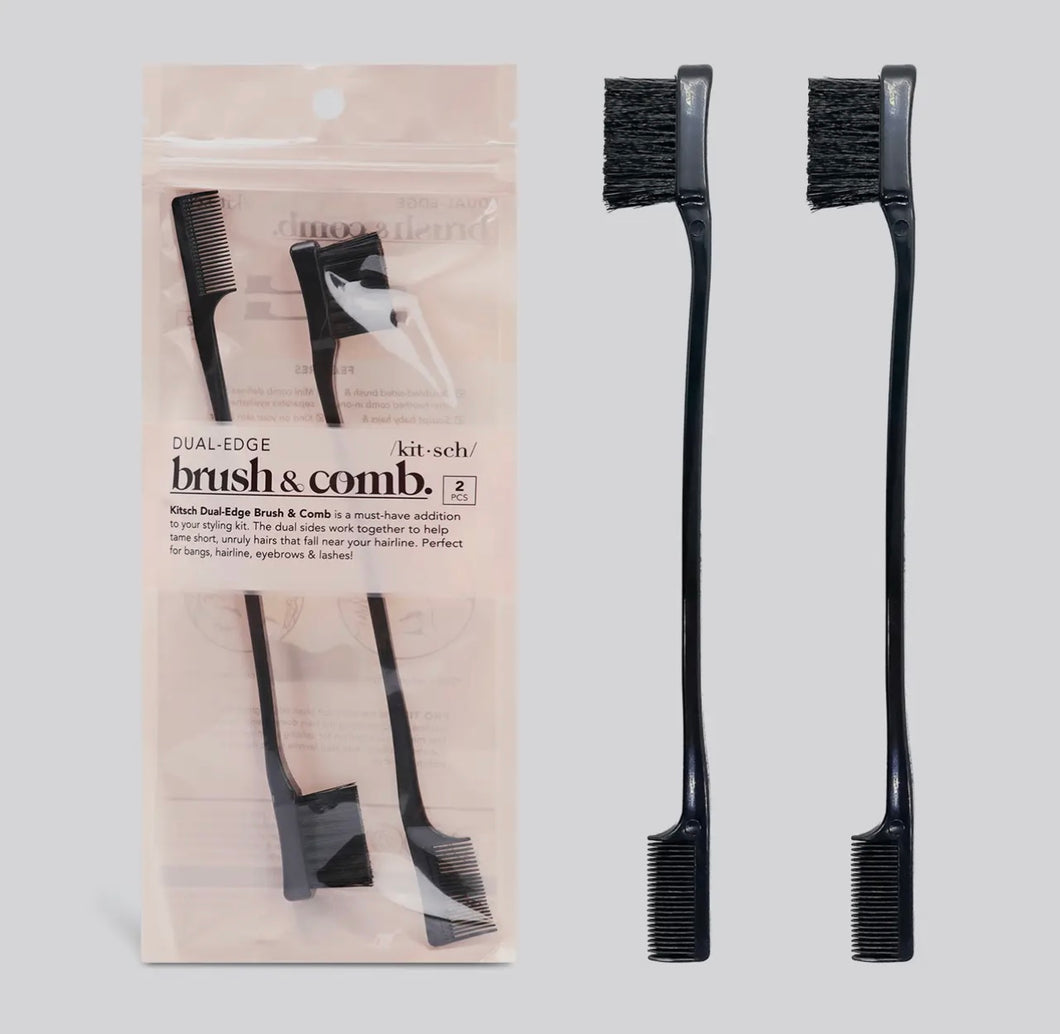 Edge Brush & Comb 2pc