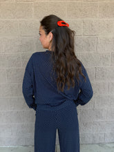 Load image into Gallery viewer, Polka Dot Loungewear Long Sleeve Top
