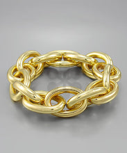 Load image into Gallery viewer, Oval Chain Stretch Bracelet
