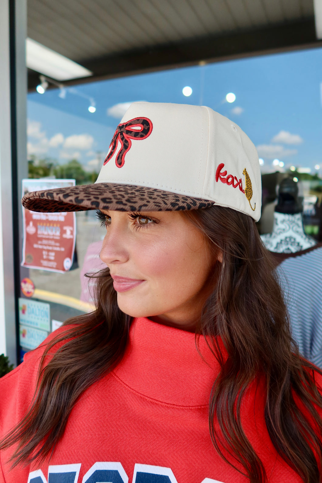 CHEETAH BOW TRUCKER HAT