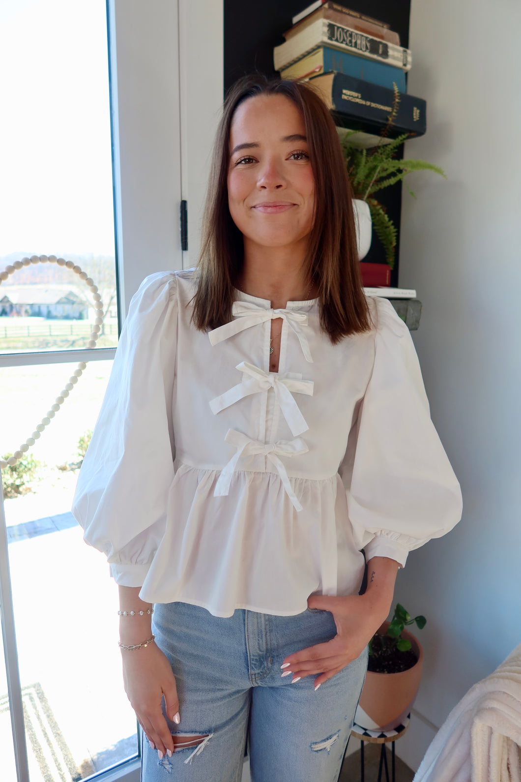 Bubble Bow Top