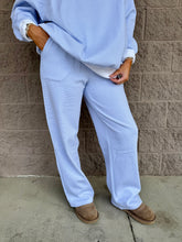 Load image into Gallery viewer, Blue Mini Stripe Sweats
