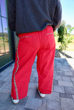 Load image into Gallery viewer, Cheetah Side-Striped Windbreaker Pants
