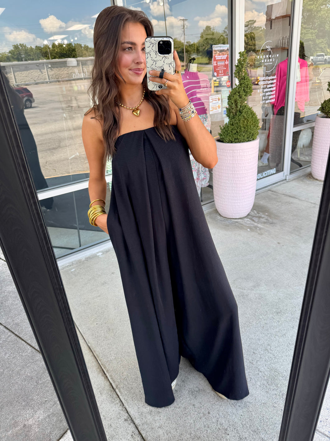 Strapless Flowy Jumpsuit