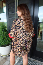 Load image into Gallery viewer, Leopard Print &amp; Red Stripe Set
