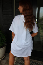 Load image into Gallery viewer, COTTON DROP SHOULDER OVERSIZED TOP
