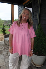 Load image into Gallery viewer, COTTON DROP SHOULDER OVERSIZED TOP
