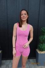 Load image into Gallery viewer, Stone Washed Ribbed Seamless Sports Romper
