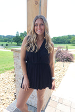 Load image into Gallery viewer, Crinkle Romper w/ Open Back
