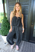 Load image into Gallery viewer, Mineral Washed Crinkle Gauze Baby Doll Top
