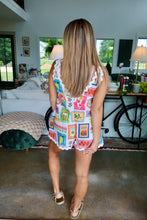 Load image into Gallery viewer, Ric Rac Trimmed Tropical Vacay Summer Romper
