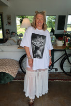 Load image into Gallery viewer, Short Sleeves Lace With Sheer Maxi Dress
