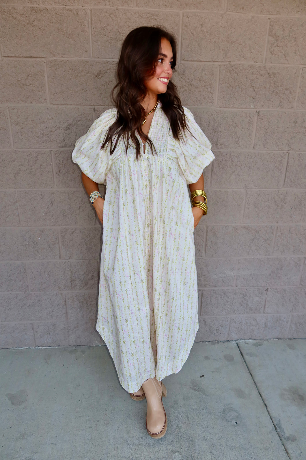 Enchanted Garden Smocked Dress