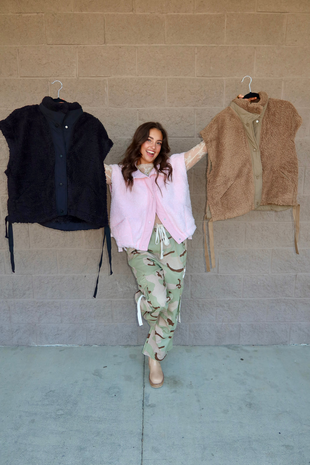 Oversized Faux Fur Vest