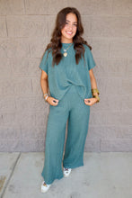Load image into Gallery viewer, Sweater Boxy Top &amp; Long Pants Set
