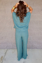 Load image into Gallery viewer, Sweater Boxy Top &amp; Long Pants Set
