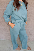 Load image into Gallery viewer, Fleece Raglan Sleeve Pullover &amp; Sweatpants Set
