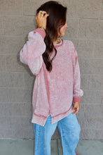 Load image into Gallery viewer, Acid Washed Double Ribbed Pullover
