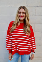 Load image into Gallery viewer, Striped Oversized Sweater

