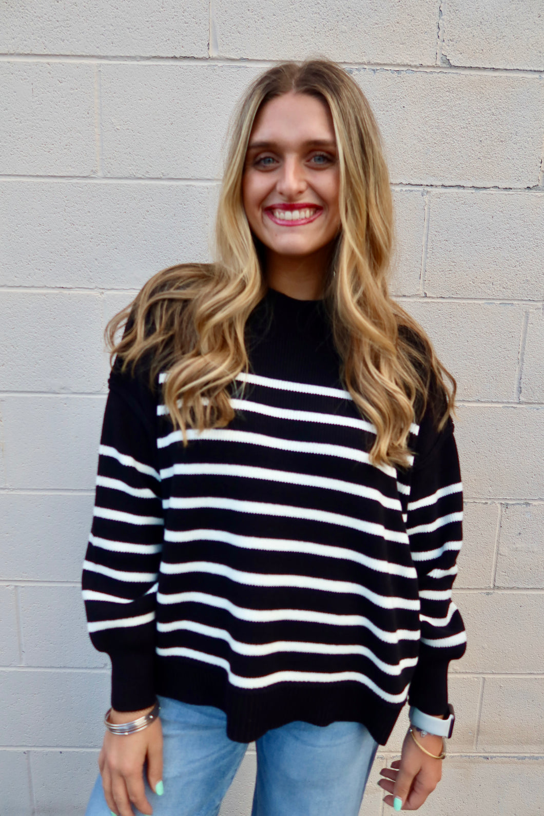 Striped Oversized Sweater