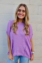 Load image into Gallery viewer, Drop Shoulder Short Sleeve Relaxed Top
