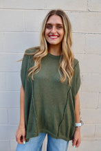Load image into Gallery viewer, Drop Shoulder Short Sleeve Relaxed Top
