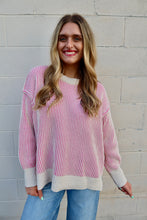 Load image into Gallery viewer, Two Tone Crewneck Sweater
