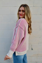 Load image into Gallery viewer, Two Tone Crewneck Sweater
